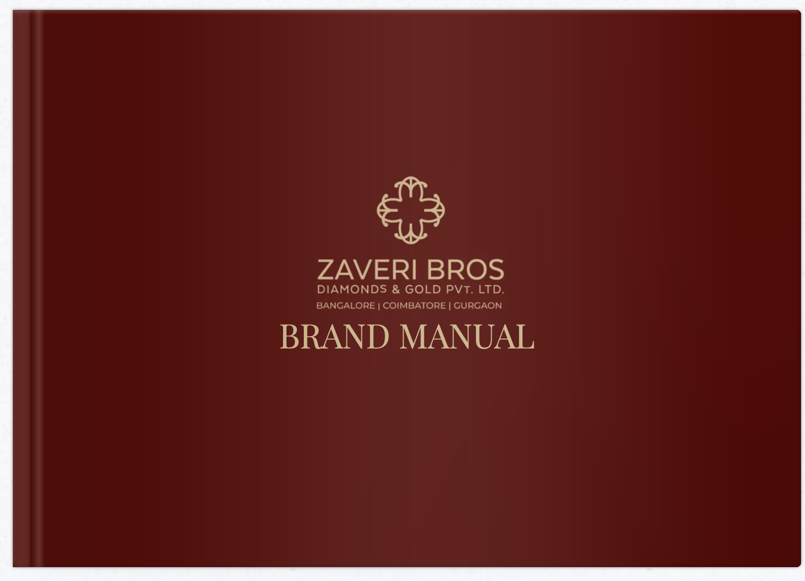 Brand manual: cover