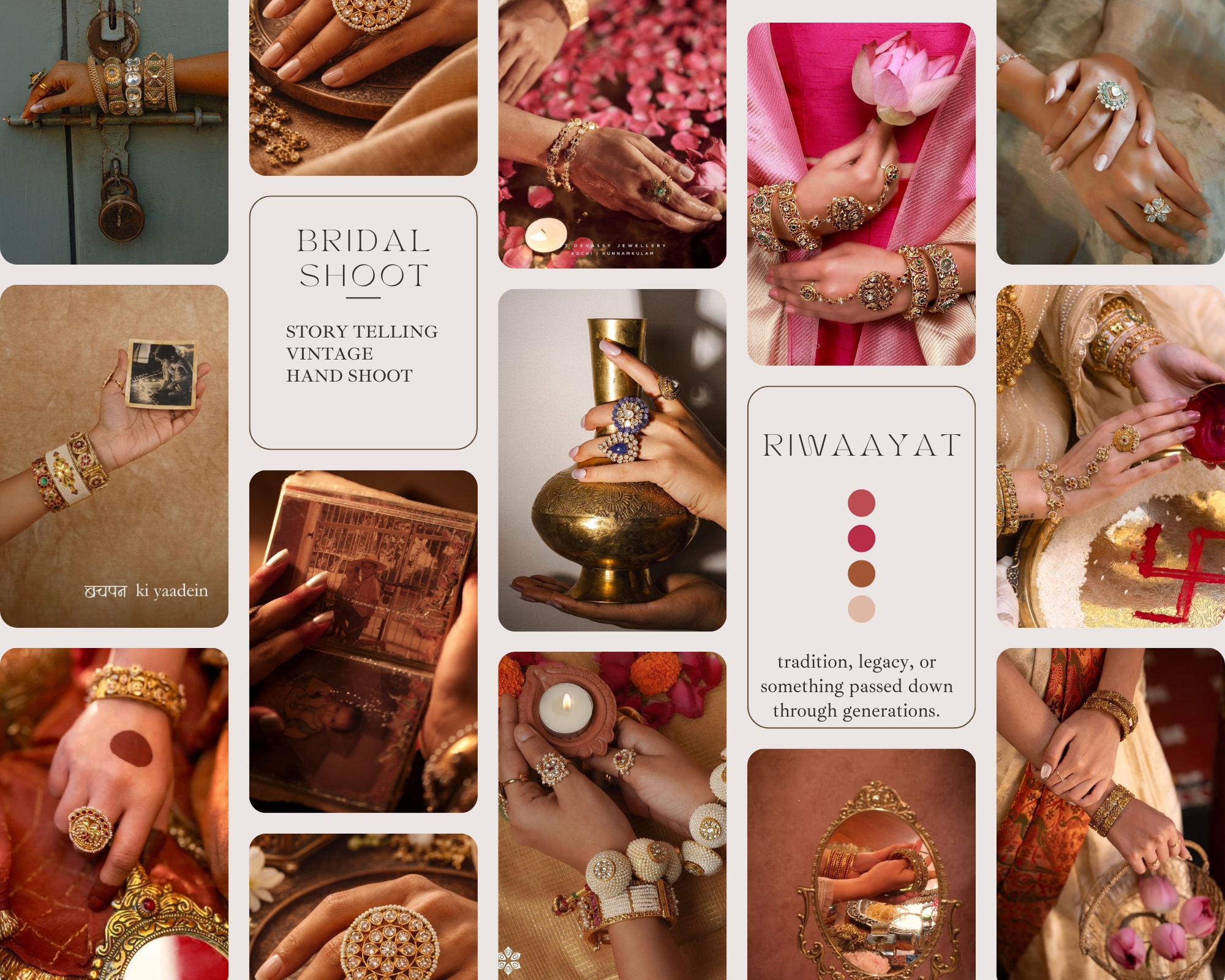 Riwaayat: shoot moodboard